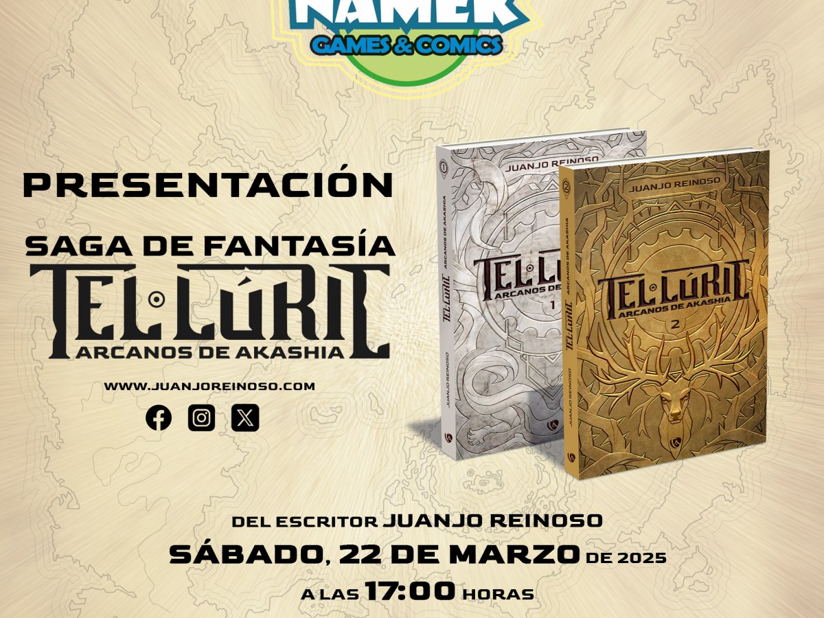 FERIA DEL LIBRO DE TOMARES Y PRESENTACIÓN EN NAMEK COMICS & GAMES EL 22 DE&nbsp;MARZO